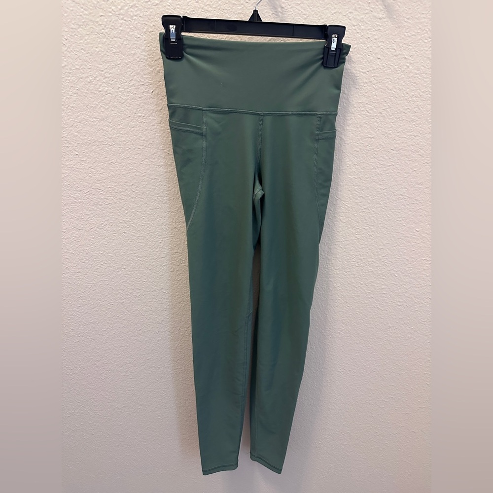 Old Navy Active High-Rise Leggings in Dark Green